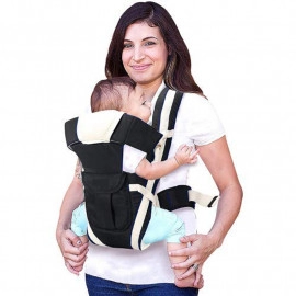  Baby Carrier with 4 Carry positions-Black