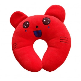  U-Shape New Born Baby Pillow - Red