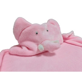 New Born Baby Bath Towel - Pink