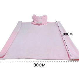 New Born Baby Bath Towel - Pink