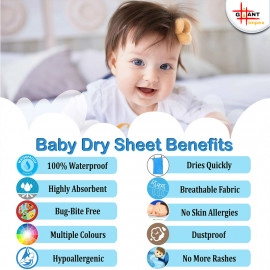 Baby Dry Sheet - Large - Red