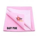 Baby Dry Sheet - Large - Baby Pink