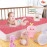 Baby Dry Sheet -Medium- Salmon Rose