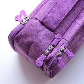 Innerwear Organizer Storage Case Bag - Purple 