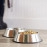 Anti Skid Stainless Steel Dog Bowls - Silver