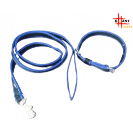 PP collar with Leash - Blue