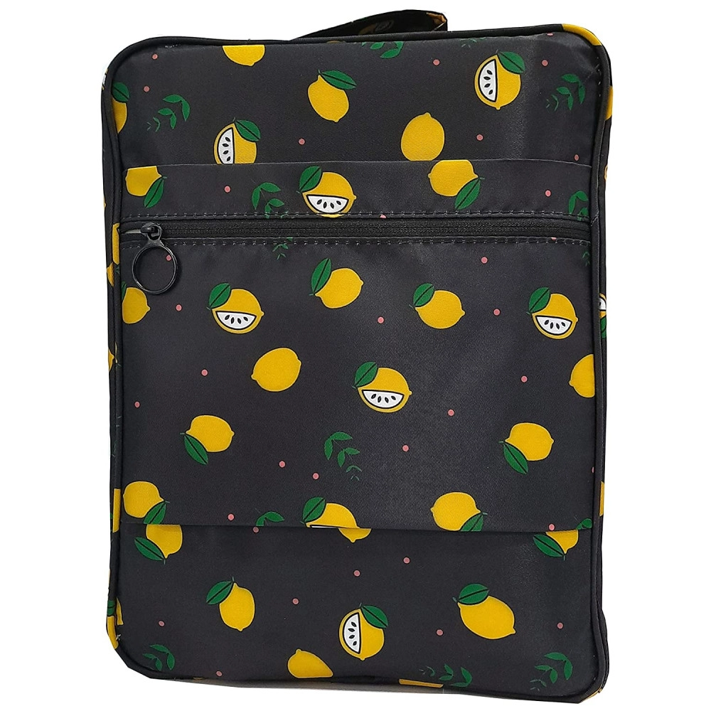 Shoe Bag Shoe Pouch -  Black Lemon