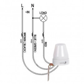 Auto Day/Night On & Off Photocell, LDR Sensor Switch Light