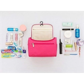 Toiletry Organizer Bag Dopp Kit for Men or Women - Pink