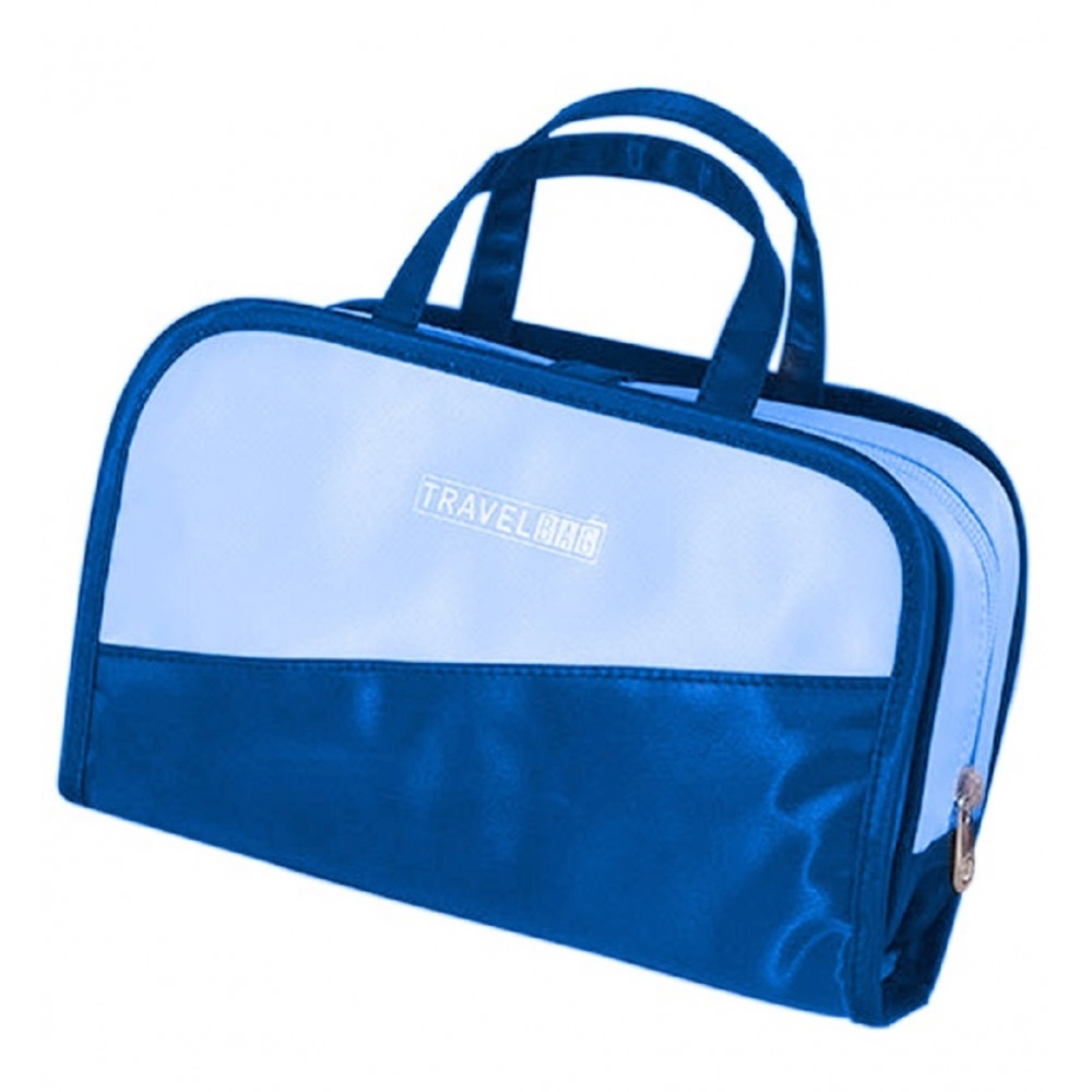 Toiletry Bag Zipper Makeup Pouch - Blue
