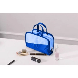 Toiletry Bag Zipper Makeup Pouch - Blue