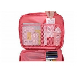 Travel Cosmetic Makeup Toiletry Bag - Peach
