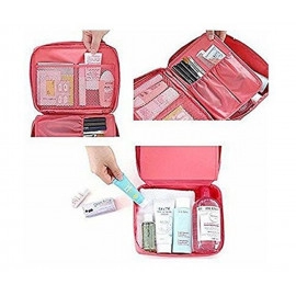 Travel Cosmetic Makeup Toiletry Bag - Peach