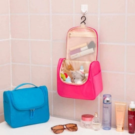 Travel Cosmetic Makeup Toiletry Bag - Peach