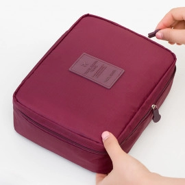 Travel Cosmetic Makeup Toiletry Bag - Purple