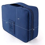 Nylon Toiletry Bag - Blue 