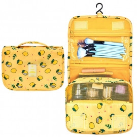 Nylon Toiletry Bag -  Lemon Yellow