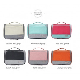 Toiletry Organizer -Yellow Grey