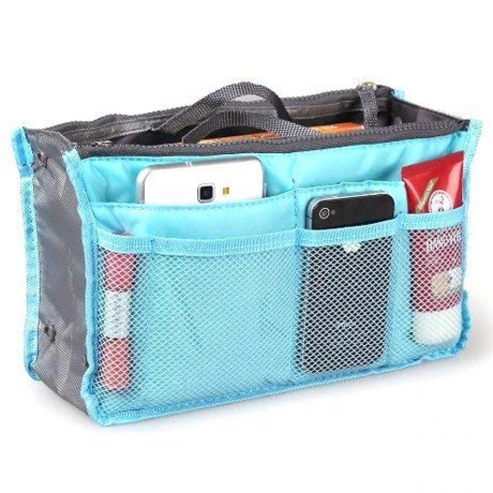Women Travel Organizer 13 Multi pocket - Blue