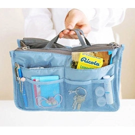 Women Travel Organizer 13 Multi pocket - Blue