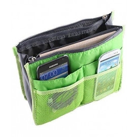 Women Travel Organizer 13 Multi Pocket- Green