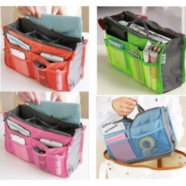 Women Travel Organizer 13 Multi Pocket- Green