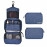 Hanging Toiletry Bag for Travel Accessories - Blue
