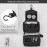 Hanging Toiletry Bag for Travel Accessories - Black