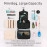 Hanging Toiletry Bag for Travel Accessories - Black