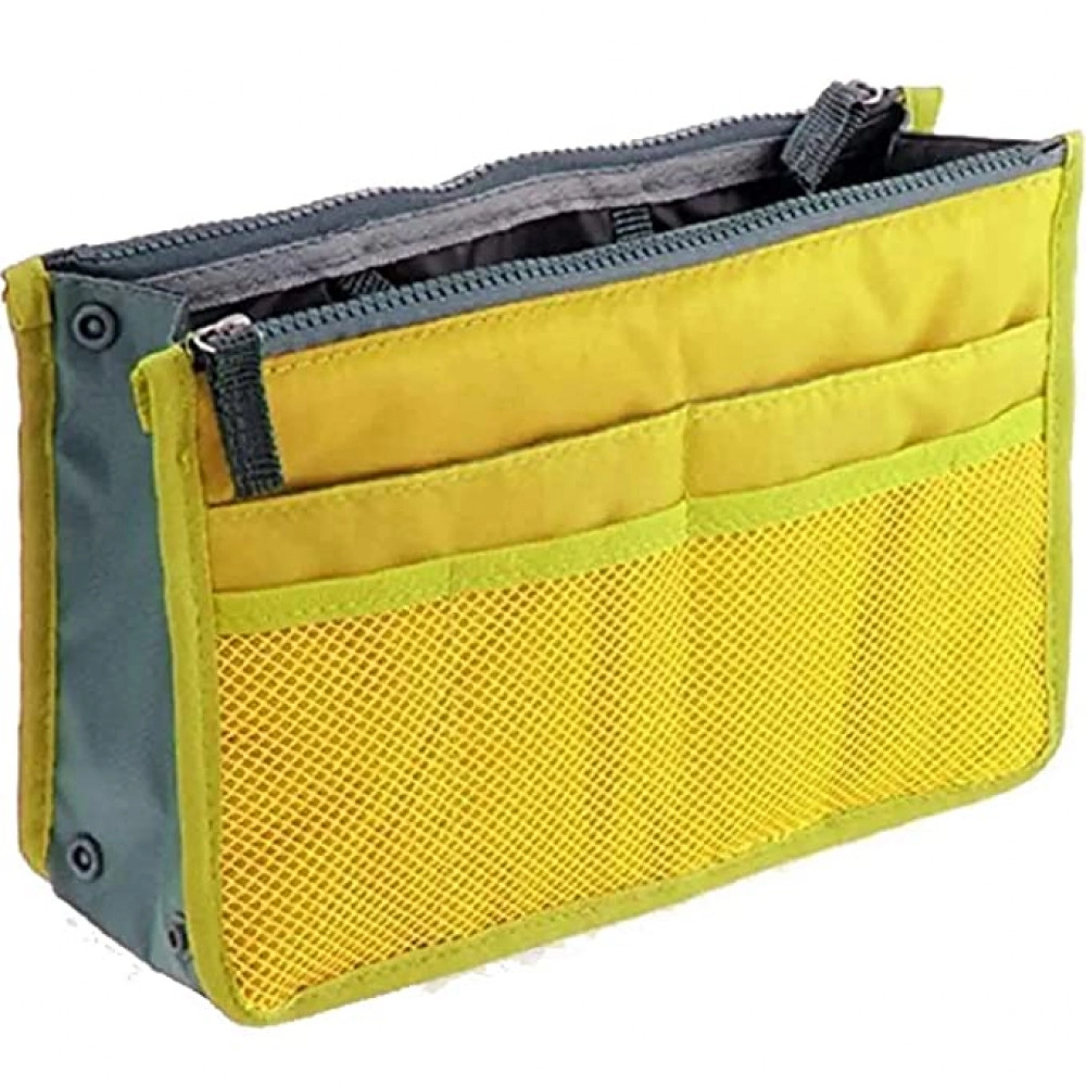 Women Travel Organizer 13 Multi Pocket- Yellow