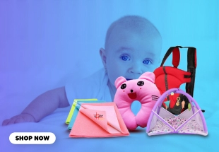 GIANT IMPEX  Baby Mattress Set with Mosquito Net